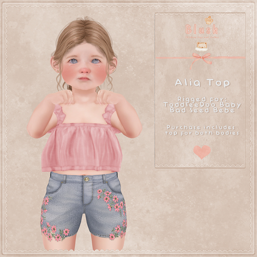 Blush. Alia Top - Cream