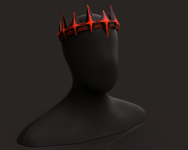 [GEZI] - Crown Red-Black