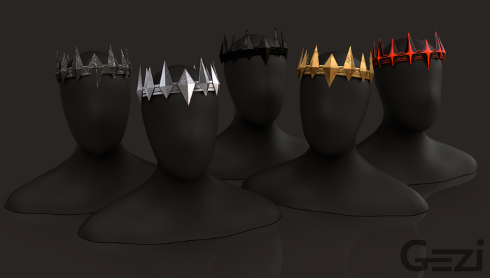 [GEZI] - Crown 5 colors FATPACK