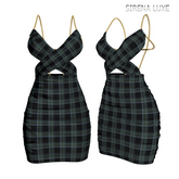 Cocktail Dress Plaid Kupra Kups