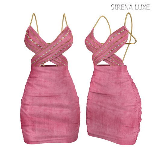 open lace back dress Rat & Boa Sirena Dress