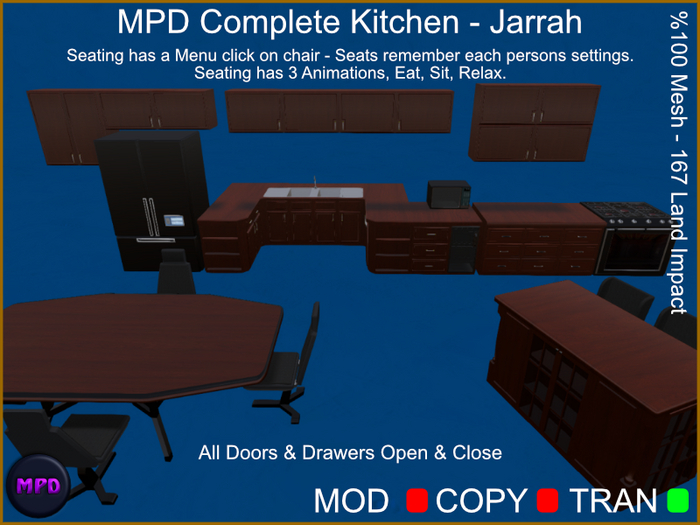 MPD Complete Kitchen - Jarrah