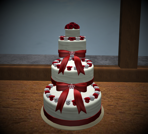 Roses wedding cake(add me)