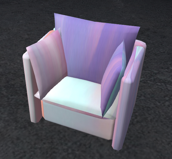 Beautiful Oversized Pastel Chair *Sculptie*  1Li