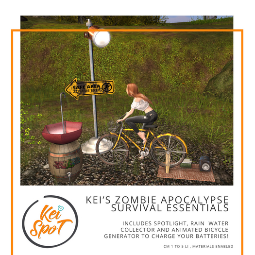 Kei's Zombie Apocalypse Survival Essentials