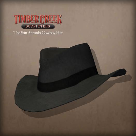 [Timber Creek] The San Antonio Cowboy Hat-Coal-Boxed