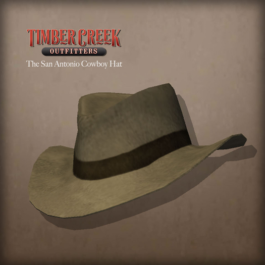 [Timber Creek] The San Antonio Cowboy Hat-Dust-Boxed