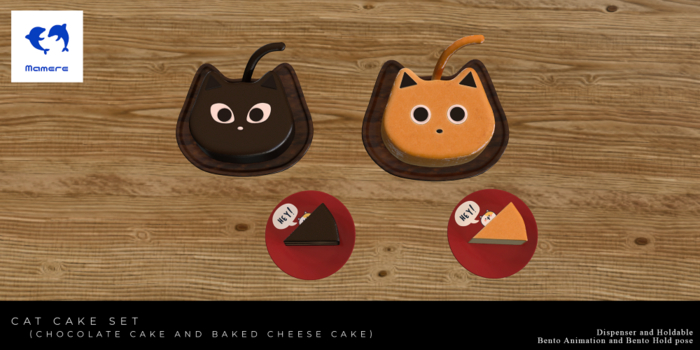 [Mamere] Cat cake set 