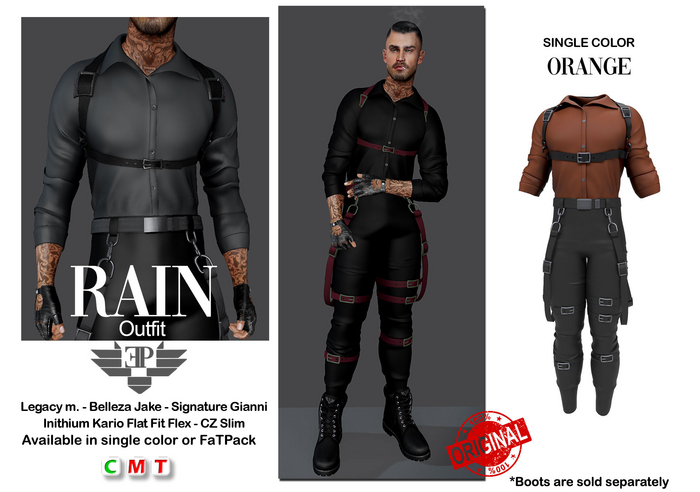 L'Emporio&PL::*Rain*:: Outfit -Orange-