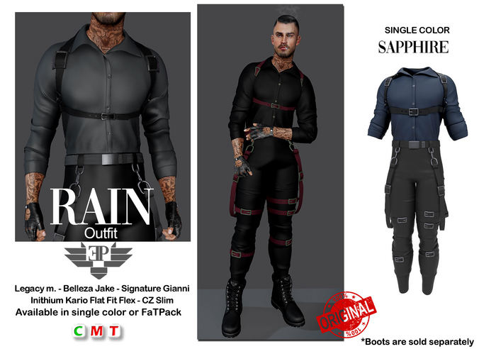 L'Emporio&PL::*Rain*:: Outfit -Sapphire-