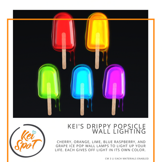Kei's Drippy Popsicle Wall Lighting