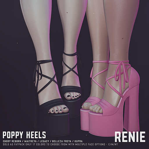 RENIE : POPPY HEELS