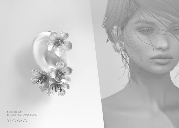 SIGMA Flower ear cuffs DEMO 