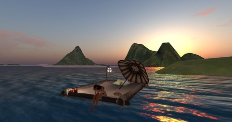 Second Life Marketplace - 60% OFF! Luna Tiki Raft - multisit raft ...