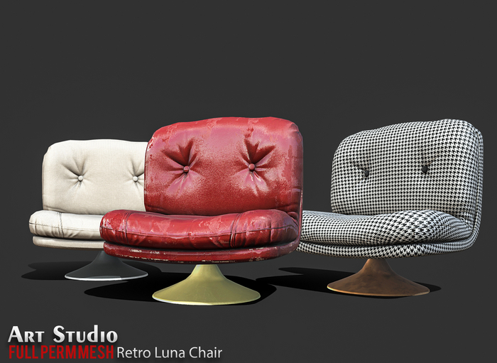 Art Studio.FULL PERM \\ Retro Luna Chair