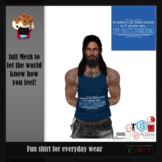 Mens outstanding Tank