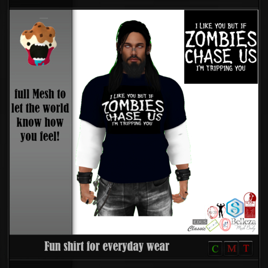 Mens Zombie Shirt