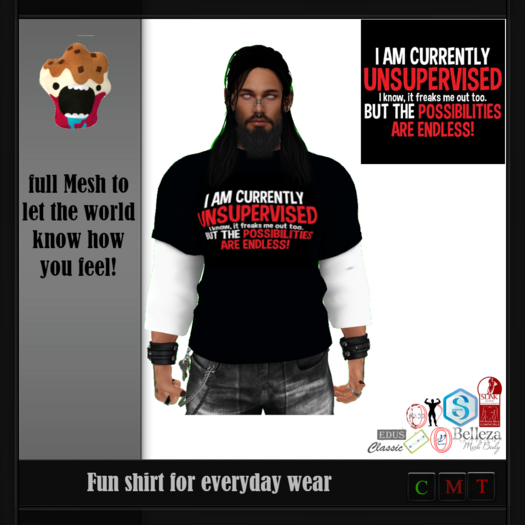Mens unsupervised shirt