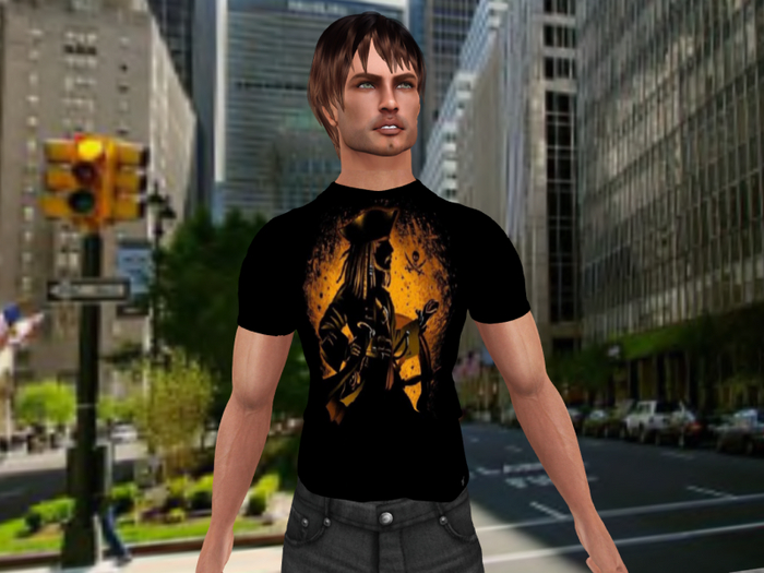 Jack Sparrow-Mens' mesh shirt