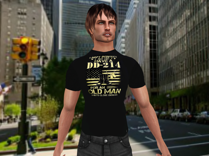 DD-214-Mens' mesh shirt