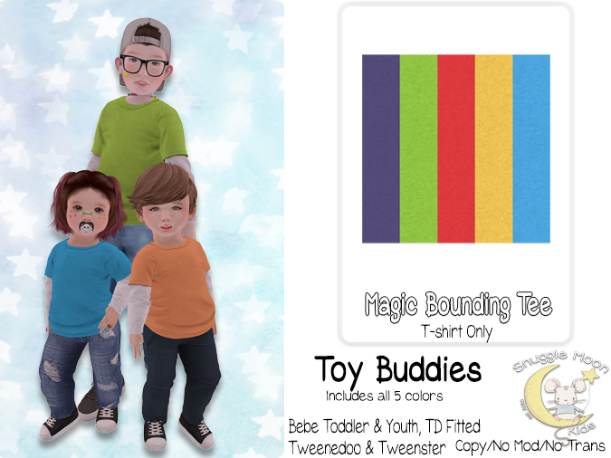 {SMK} Magic Bounding Tees | Toy Buddies