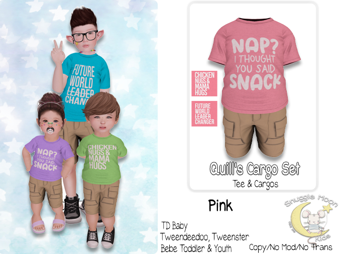 {SMK} Quill's Cargo Set | Pink