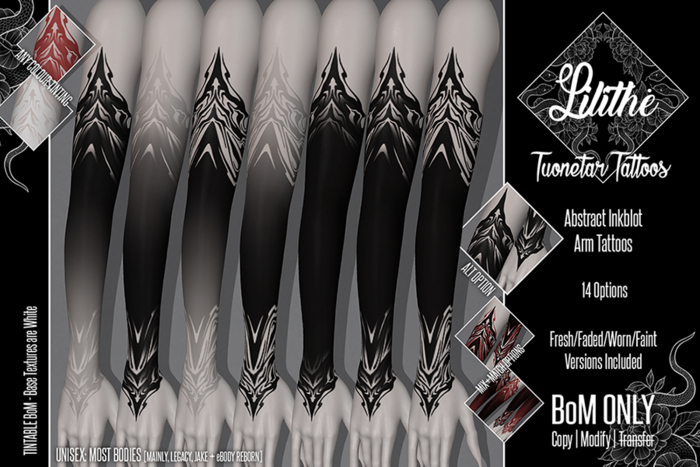 Lilithe'// Tuonetar Tattoos