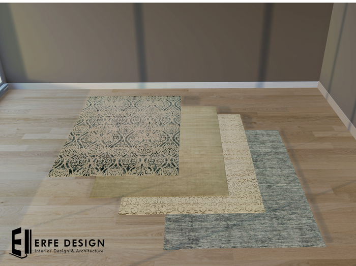 -Vintage Carpet Set 4 pcs [Erfe Design] PACK