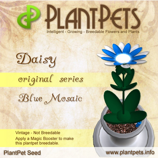 PlantPet Seed [Daisy *Original Blue Mosaic*]
