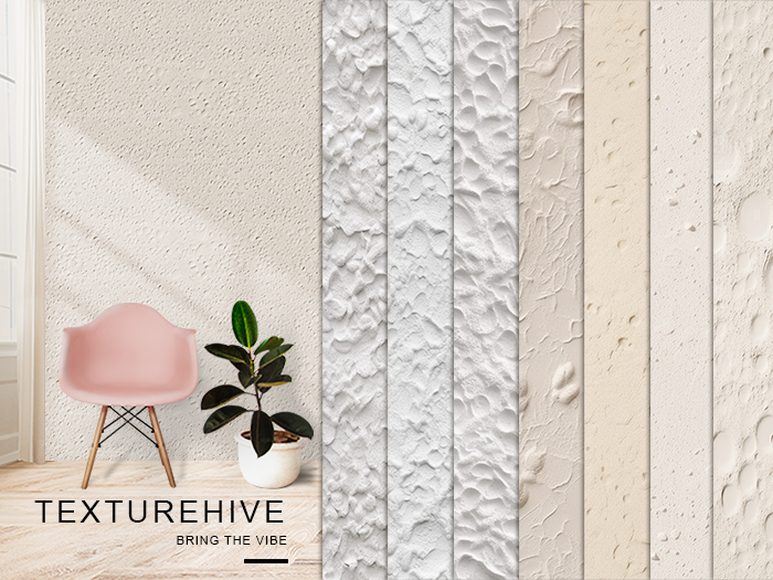 White Plaster Wall  - 8 textures - FULL PERM PACK