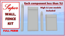 SUPER FENCE, WALL KIT (Tall and low) FULL PERM