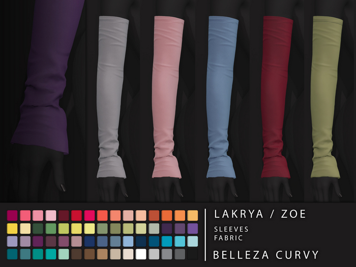 Lakrya - Zoe - Sleeves - Fabric - Belleza Gen.x Curvy