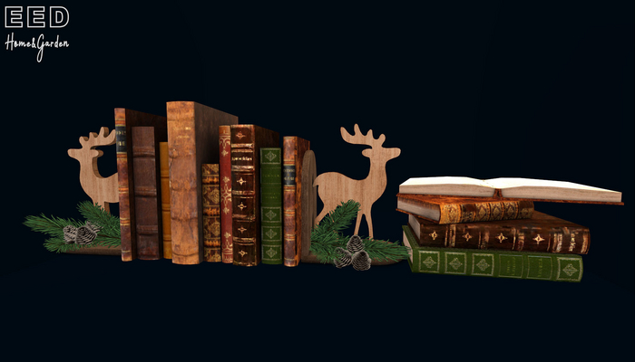 EED's BOOKSTANDS w BOOKS resizer c