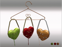 Leather Bag Heart & Chain with 10x Animation Multicolor3 HUD
