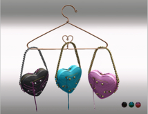 Leather Bag Heart & Chain with 10x Animation Multicolor4 HUD