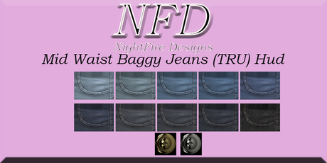 Second Life Marketplace - [NFD] JEANS TRU - MID - BAGGY