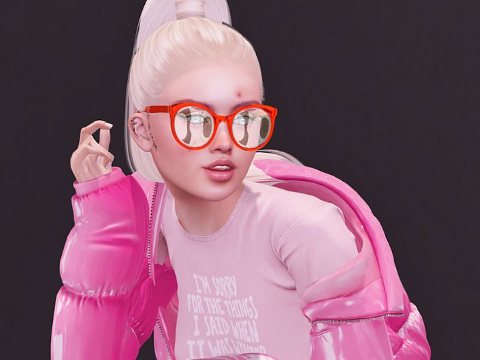 Full Perm plastic nose glasses Li 1