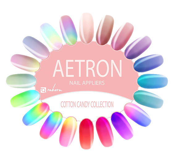 Aetron Cotton Candy Nail Appliers - REBORN