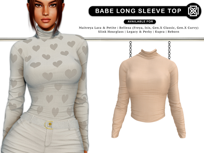 Addams - Babe - Long Sleeve Top #33