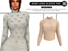 Addams - Babe - Long Sleeve Top #33