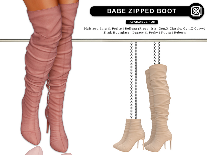 Addams - Babe - Zipper Boots #33