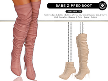 Addams - Babe - Zipper Boots #33