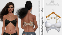 Cricket Top White - Maitreya, Petite, Legacy, Nerido, Reborn, Juicy - FashionNatic
