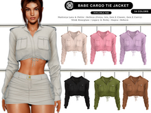 Addams - Babe - Cargo Skirt with Belt #DEMO