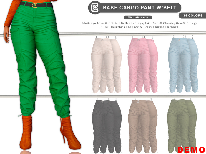 Addams - Babe - Zipper Boots #DEMO