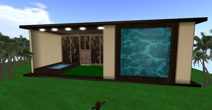 house aqua 26 prims
