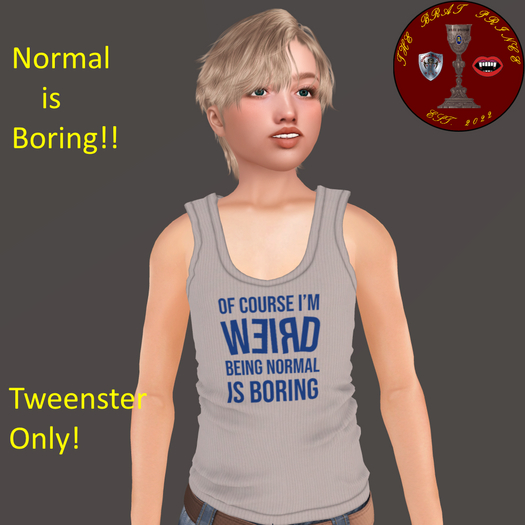 Brat Prince - Normal Is Boring Tank