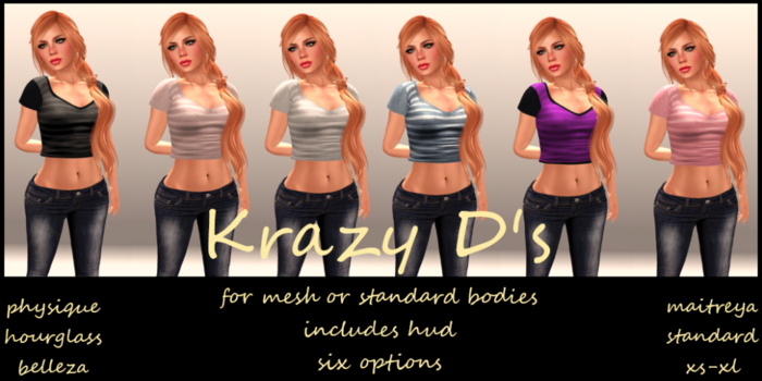 ~Krazy D's!~ Andrea Top - Pack 2