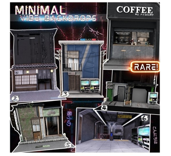 MINIMAL - VIBE Backdrop *2*