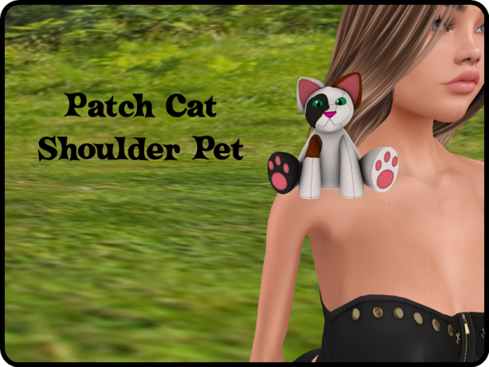 ~Patch Cat~ Shoulder Pet